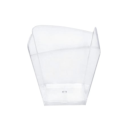 Smarty Had A Party 3.5 oz. Clear Small Square Disposable Plastic Cups (288 Cups), 288PK 2628-CASE